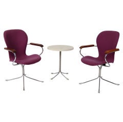 Set of Ion Armchairs and Table by Gideon Kramer