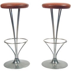 Pair of Barstools by Piet Hein