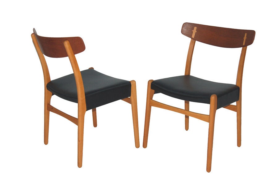 Danish Set of 12 Hans Wegner CH23 Dining Chairs