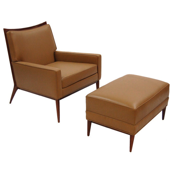 Easy Chair and Ottoman by Paul McCobb