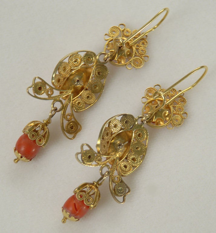oaxacan filigree earrings