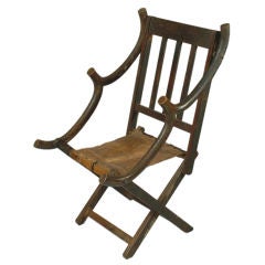 Antique Hehe Acrobatic Folding Chair