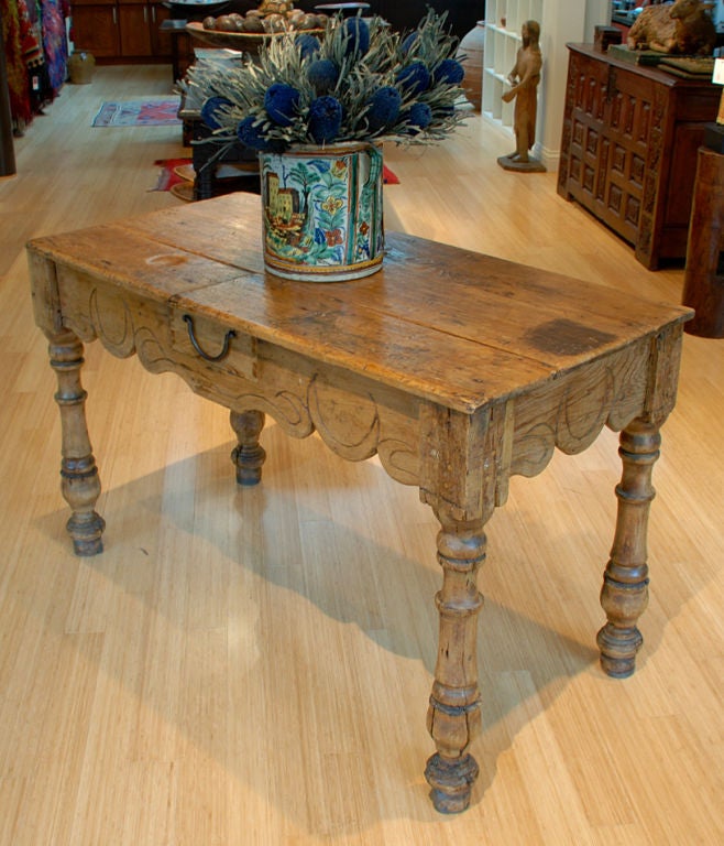 Wood Antique Mexican Table