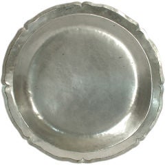 Spanish Colonial Silver Charger