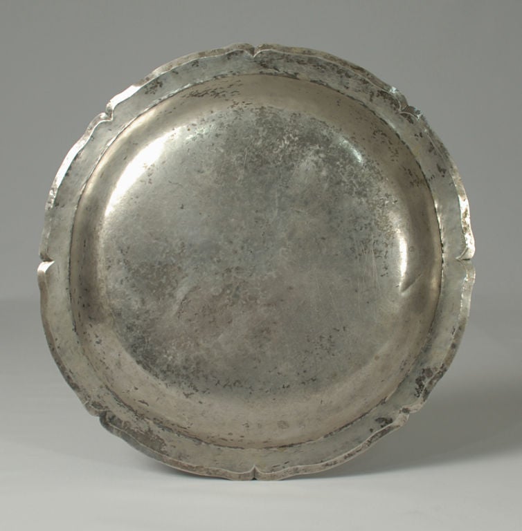 19th Century Spanish Colonial Silver Charger