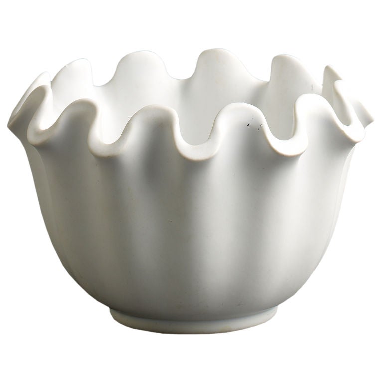 Wilhelm Kage for Gustavsberg Ceramic Bowl For Sale
