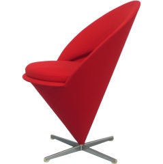 An Early Production Cone Chair by Verner Panton