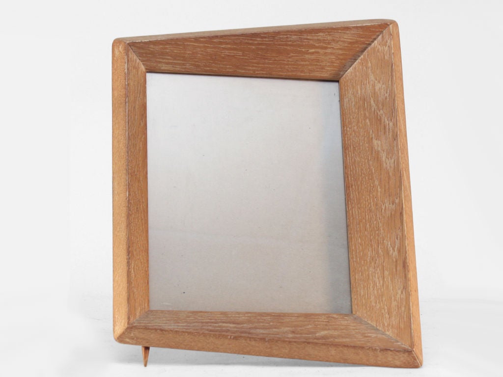 1950's Cerused Oak picture frame- Table top - or 