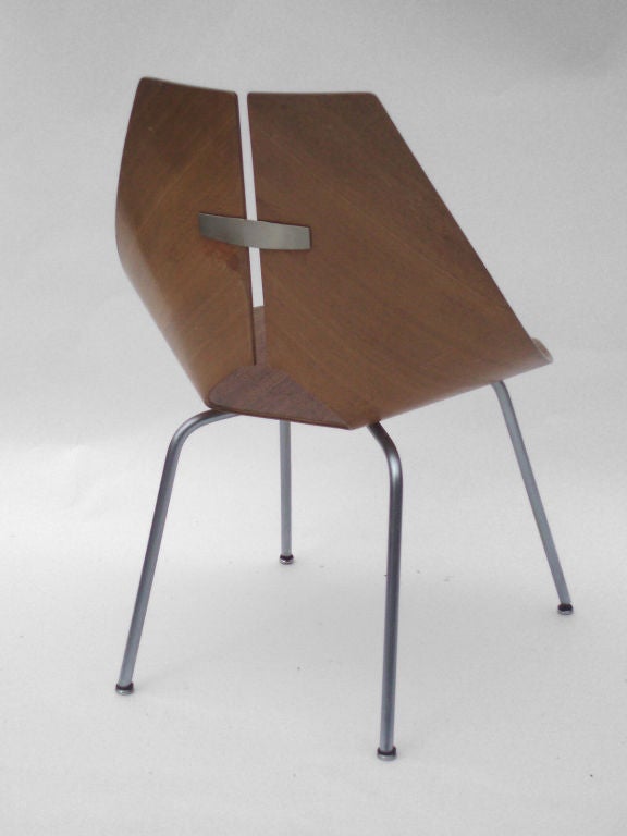 A Molded Plywood Lounge Chair by Ray Komai for J G Manufacturing Co.