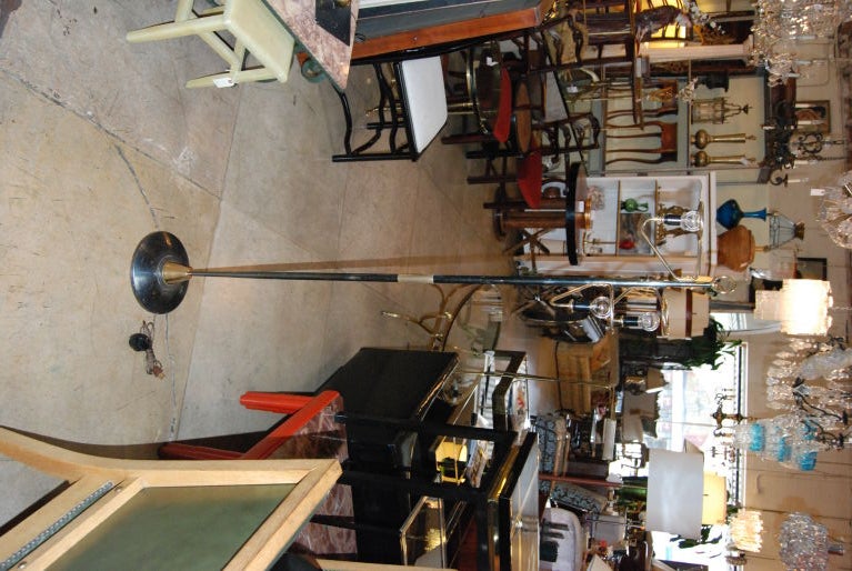 1950s French Floor Lamp In Good Condition For Sale In Cathedral City, CA