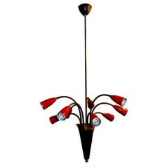 Vintage 1950s Italian Chandelier