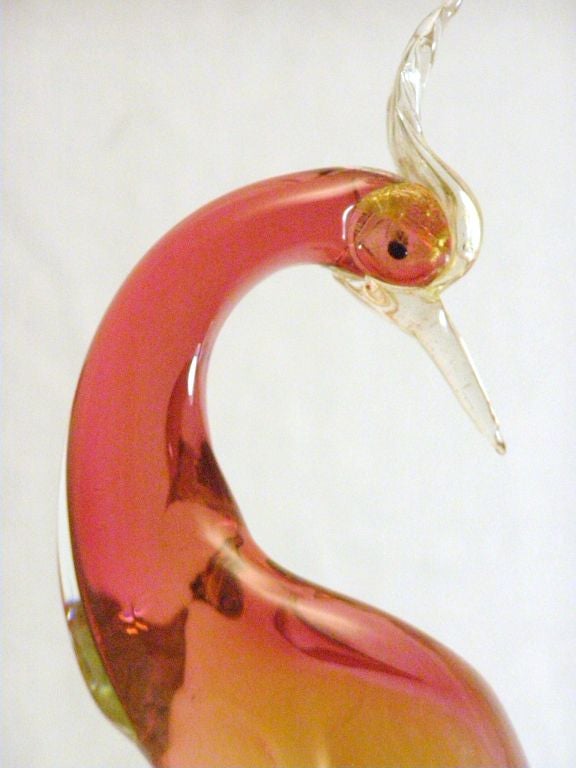 Pair of Murano Glass Birds 5
