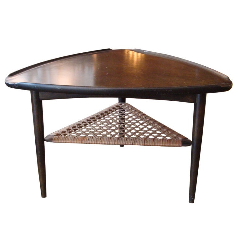 Triangular Side Table at 1stdibs