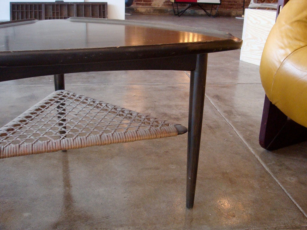 Danish Triangular Side Table