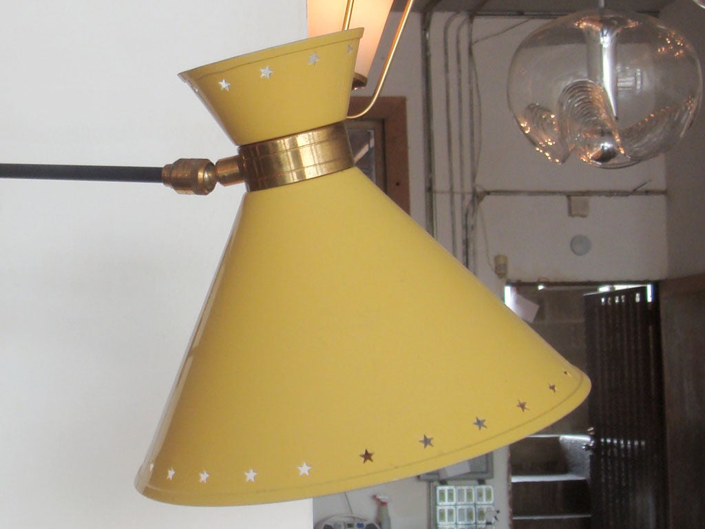 Mid-20th Century French Swing Arm Sconce
