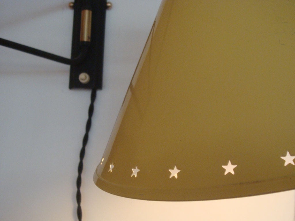 Metal French Swing Arm Sconce
