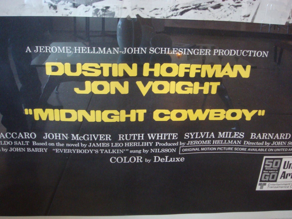 Midnight Cowboy Original Movie Poster 3