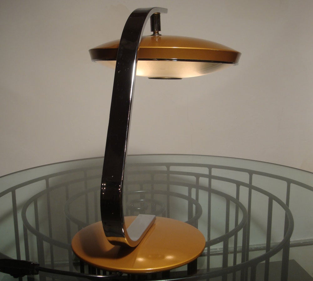Chrome Fase Madrid Desk Lamp