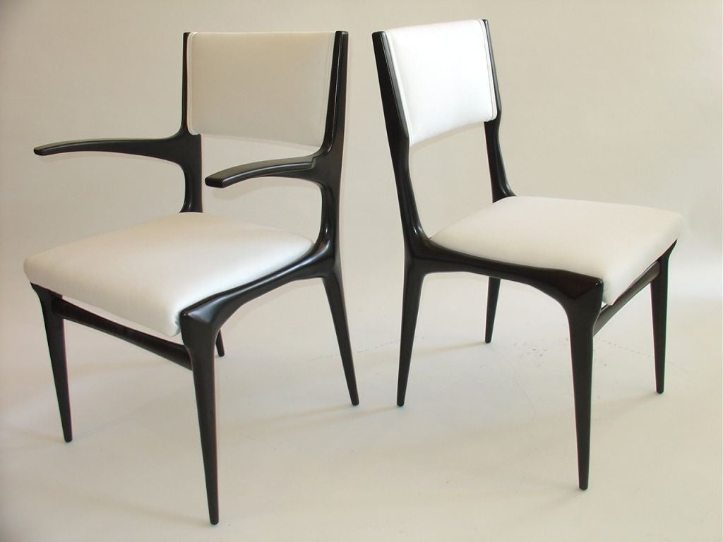 Italian Gio Ponti Dining Chairs
