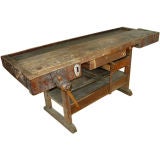 Early 20th Century Industrial Workbench