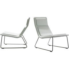 Low Pad lounge chairs, pair by Jasper Morrison