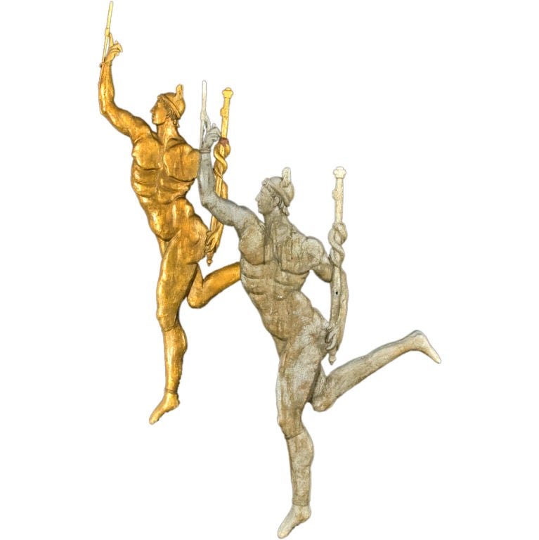 Weathervane  In The Form Of The God Mercury