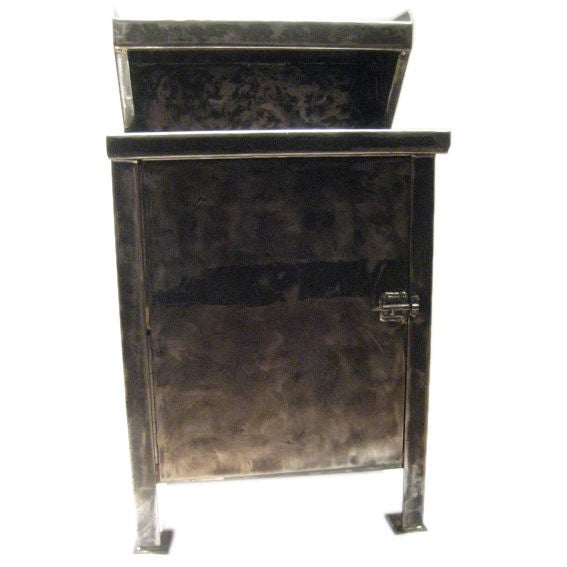 Industrial Cabinet with top shelf For Sale