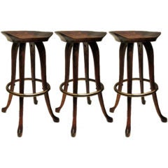 Carved Bar Stool