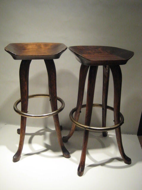 Carved Bar Stool