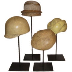 Hat Molds on Stands