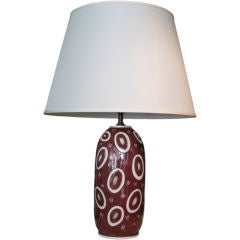 Waylande Gregory Ceramic Lamp c.1940
s Signed