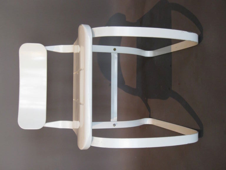 Ironrite Health Chair All Metal Version c.1950's 3