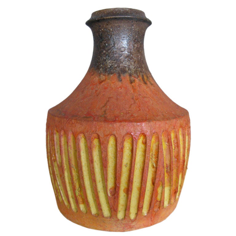 Marcello Fantoni Italian Ceramic Vase for Raymor