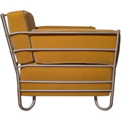 Large Warren McArthur Aluminum Lounge Chair c.1930's