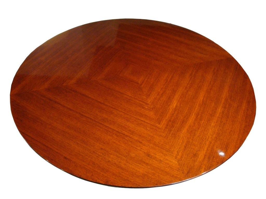 Mid-20th Century A Round Adjustable Dining/Cocktail Table by Jean Royere*