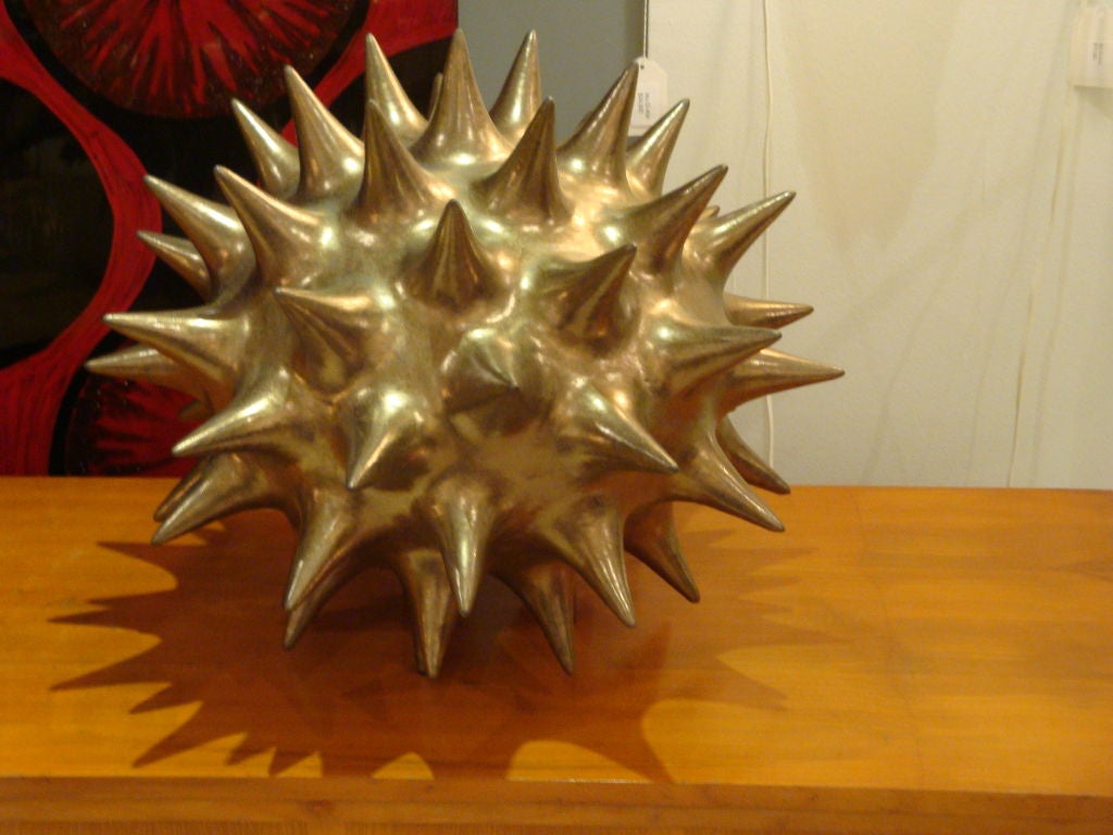 Glazed Electrum Sculpture by Pamela Sunday
