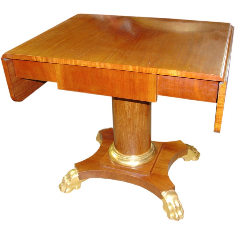 Danish Empire Drop Leaf Table