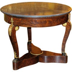Early 19th Century Round Empire Table