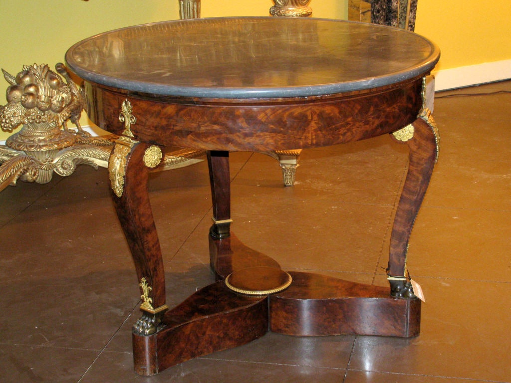 Early 19th Century Round Empire Table