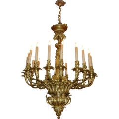 18 Light Louis XIV Style Chandelier