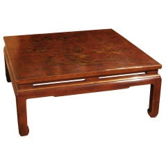 Custom Cocktail Table with Exceptional Lacquer Work
