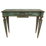 Italian Period 19th Century Painted Console Table