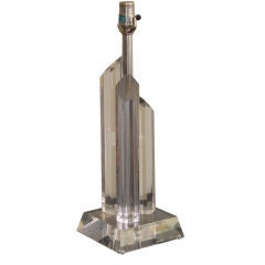 Fantastic Lucite Table Lamp