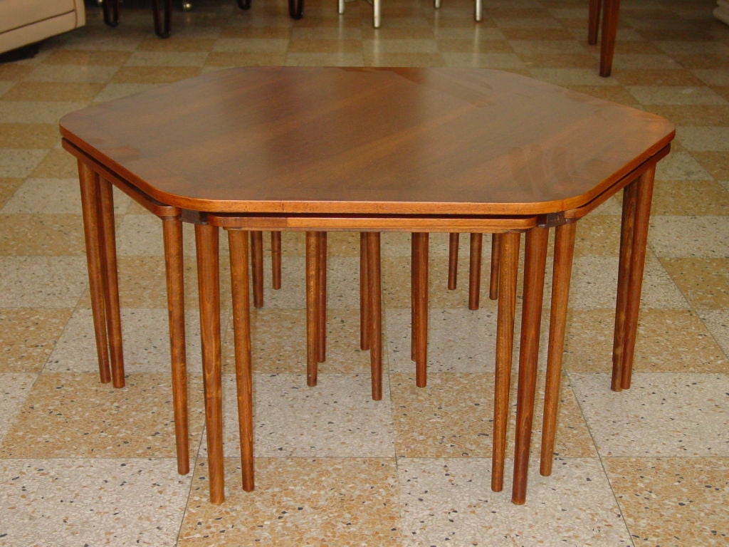 Cool set of Seven Nesting Tables