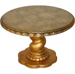 Hollywood Regency Gilded Table