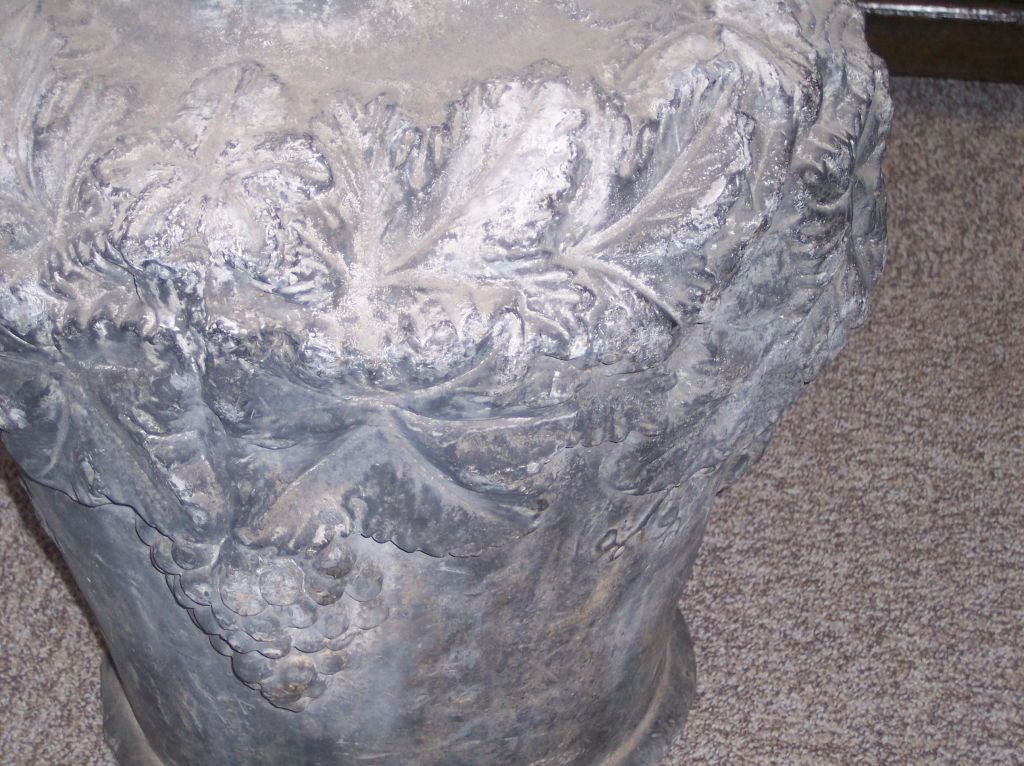 Large lead Vase