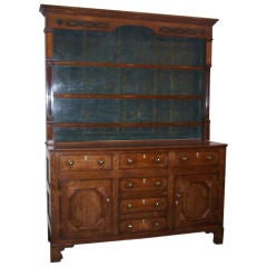 Faded oak Georgian Dresser