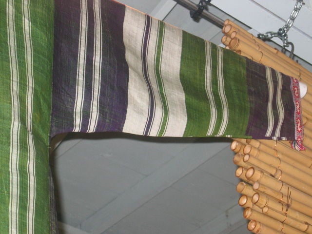 Indien Chapan/robe vintage en soie tissé à la main n° 2 en vente