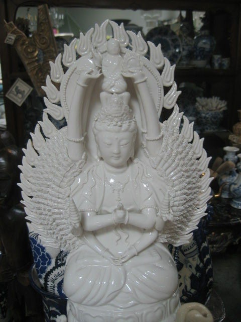 Various Assortment of Vintage Quan Yin Porcelain Statues