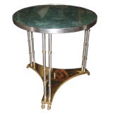 French Marble-Topped Table in the manner of Maison Jansen 8